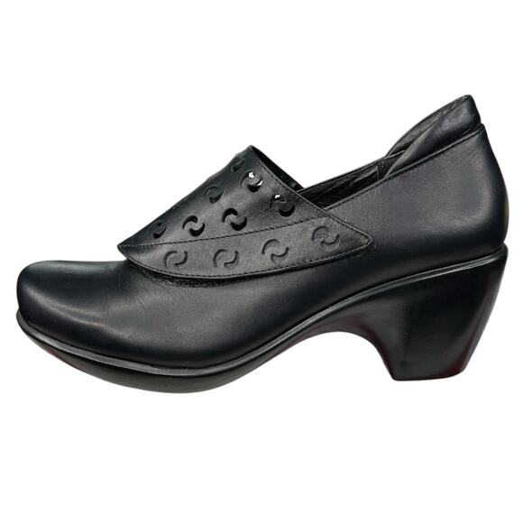 NAOT Women’s Precious Black Leather Mary Jane Size 38 US 7 - Picture 3 of 11